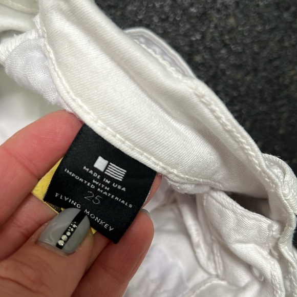 Flying monkey white low rise jeans - Picture 3 of 5